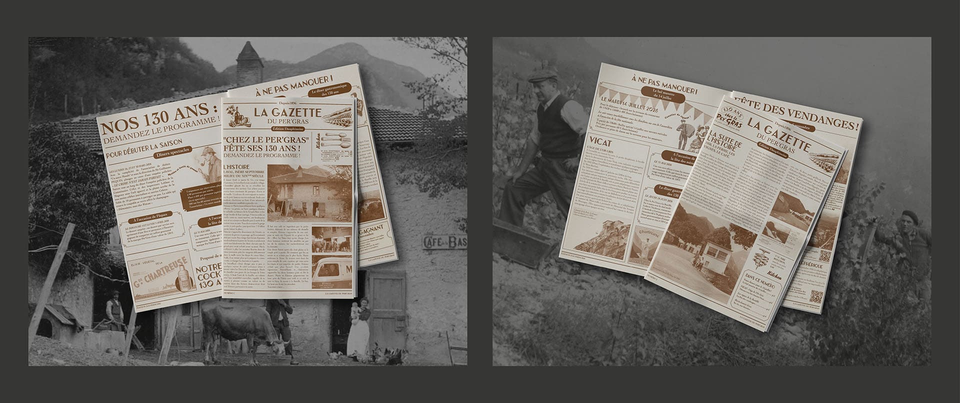 Gazettes papier - 130 ans du Per'Gras