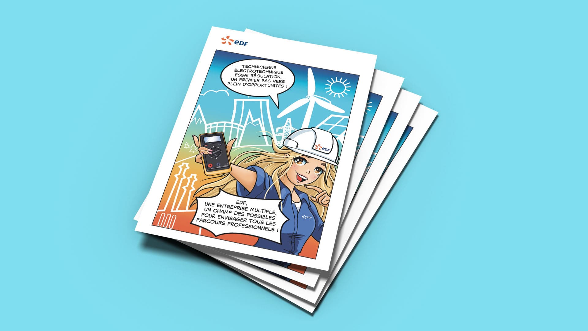 Image du projet EDF BD Métiers