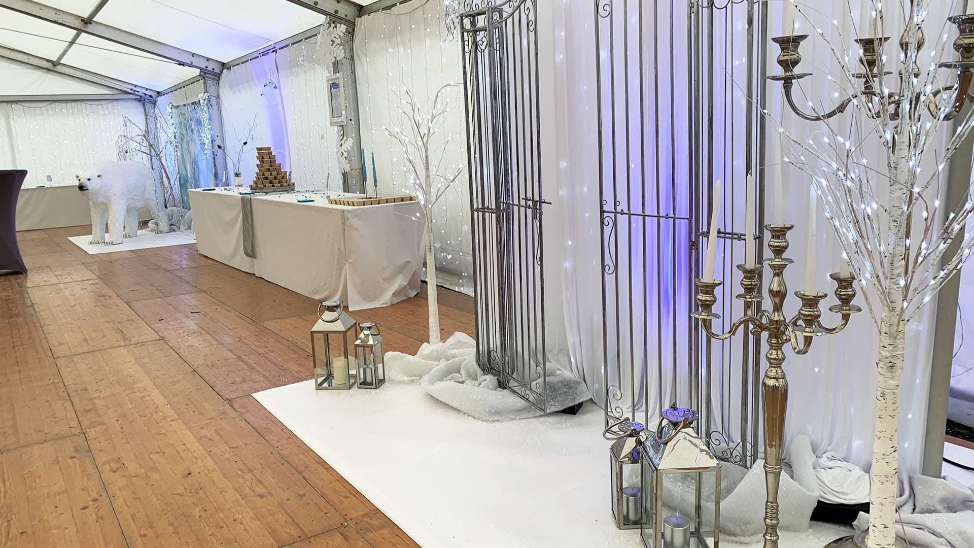 Décoration de la salle Winter Wonderland